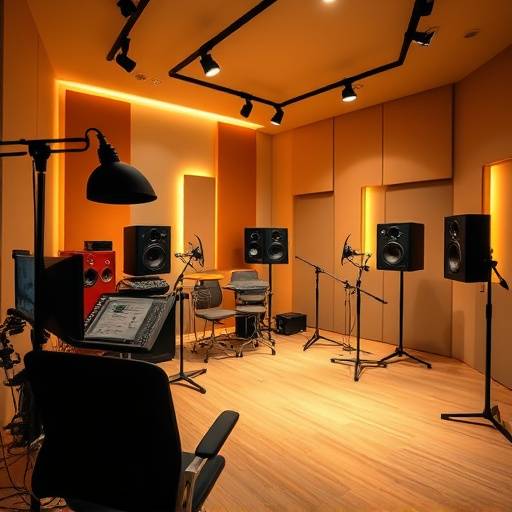 Et profesjonelt lydstudio